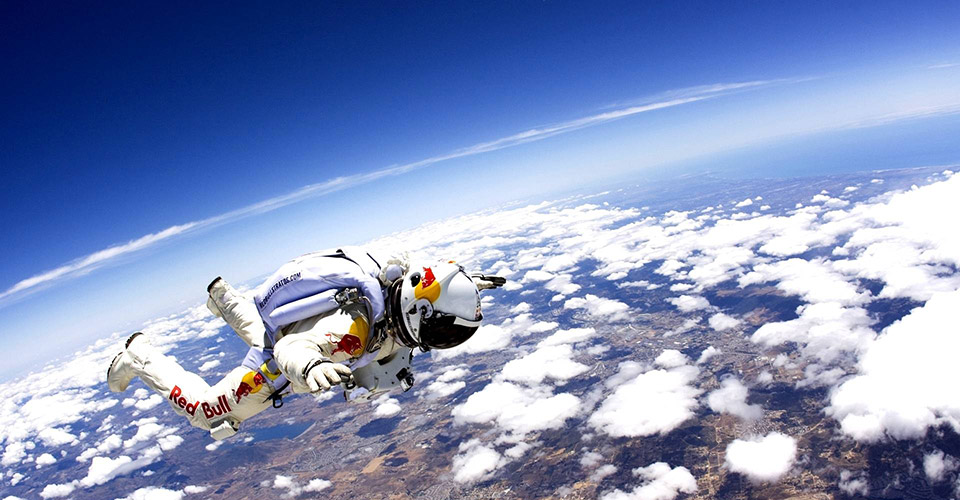 Red bull supersonic freefall