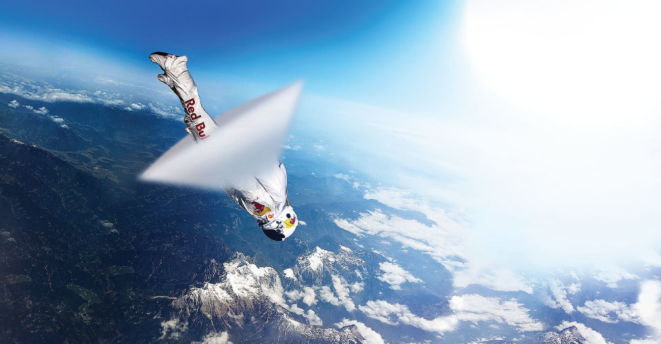 Red bull supersonic freefall